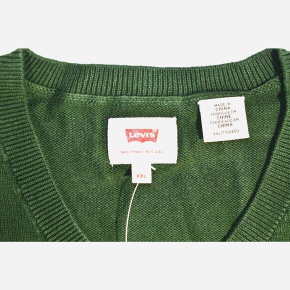 Levi's Classic V Neck  Men's Knit Sweater Size XXL 100% Cotton  NWT - Picture 6 of 15